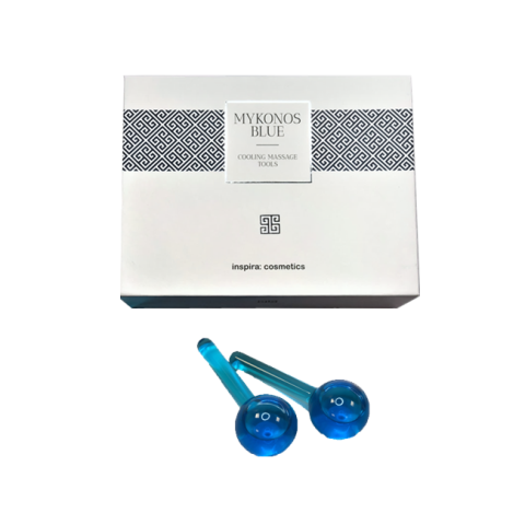 Масажери-маракаси/ONLY MYKONOS BLUE COOLING MASSAGE TOOLS (2pcs) Inspira Mykonos Blue