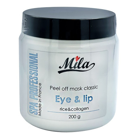 Альгінатна маска Для контуру очей та губ, зволоження, укріплення / Peel Off Mask Eye&Lip  Contour, ТМ Mila, Франція, 200 г