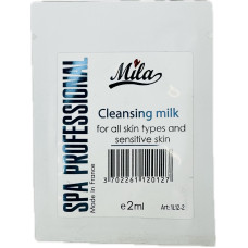 Молочко для обличчя очищуюче/Cleansing milk,ТМ Mila,Франція, 002 ml SACHET