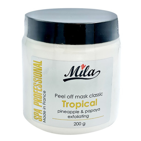Альгінатна маска Ананас і Папайя, очищення / MASK CLASSIC TROPICAL POWDER ТМ Mila,Франція,200г
