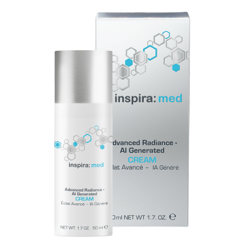 Крем для вирівнювання та сяйва шкіри / Advanced radiance ai cenerated cream, ТМ Inspira:med, Німеччина, 50 ml